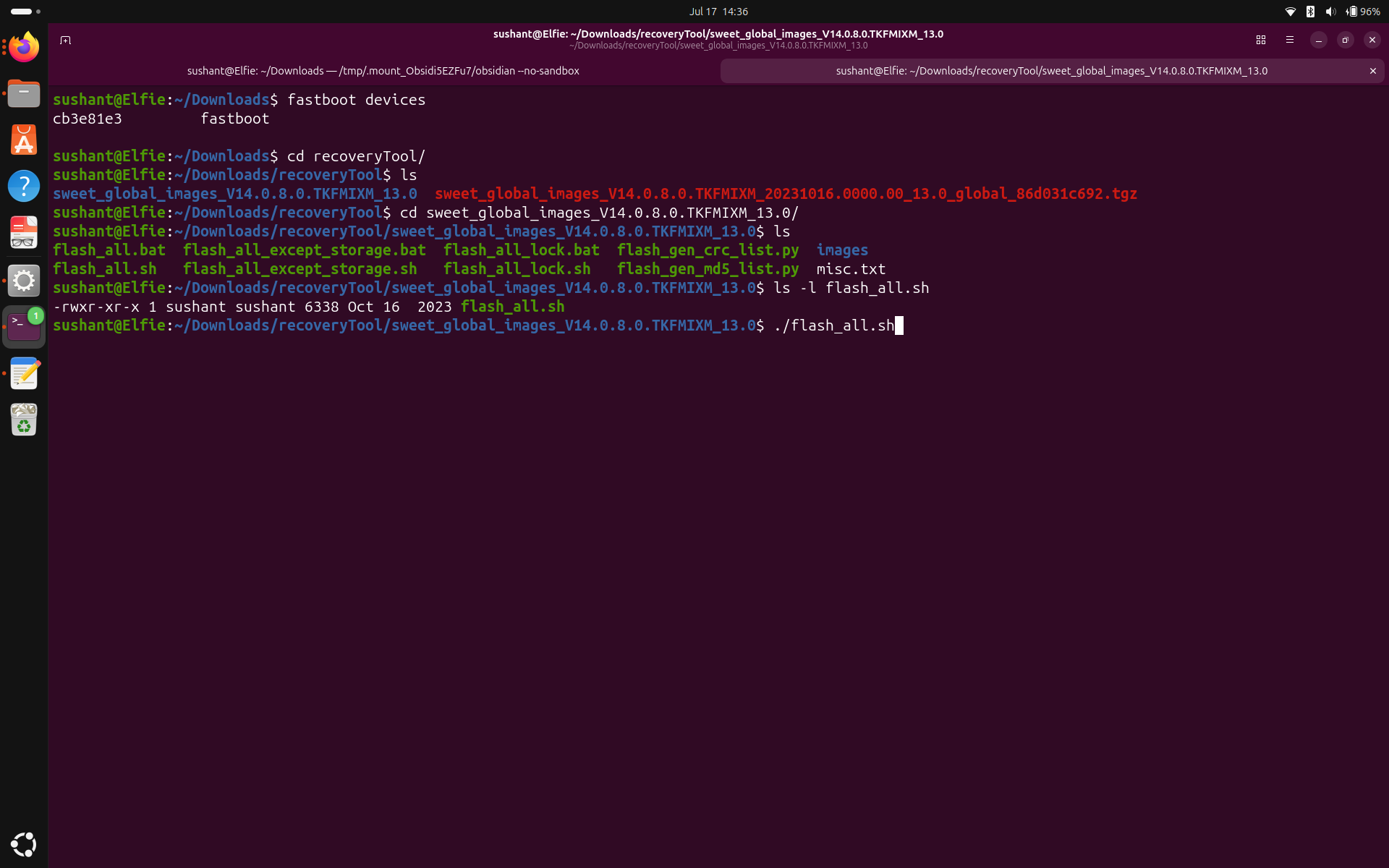 Running flash_all.sh